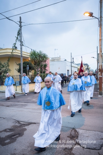 La processione del pomeriggio del 19 gennaio, celebrazione di Sant'Ippazio.