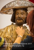 13 agosto 2016, Tolve (PZ), la preparazione della statua di San Rocco