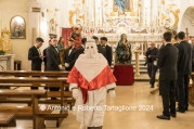 Montescaglioso (MT) Chiesa dell'Immacolata, preparativi per la Processione del Venerdì Santo.