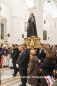Montescaglioso (MT) Ingresso della statua dell'Addolorata nella Chiesa Madre